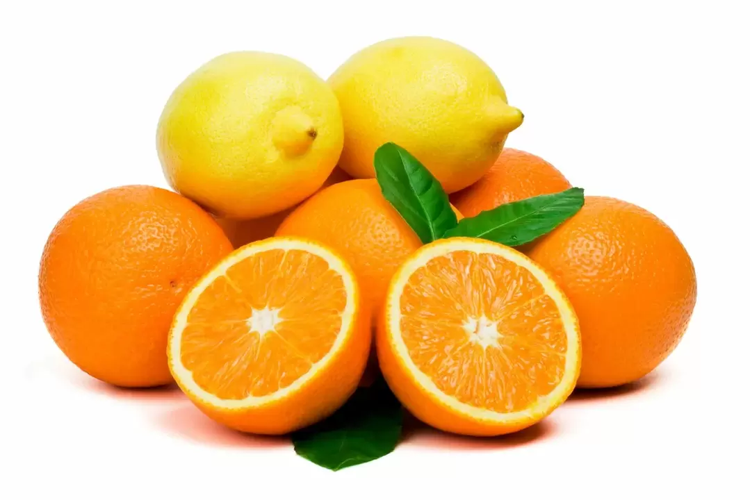 Limão e laranja para potência