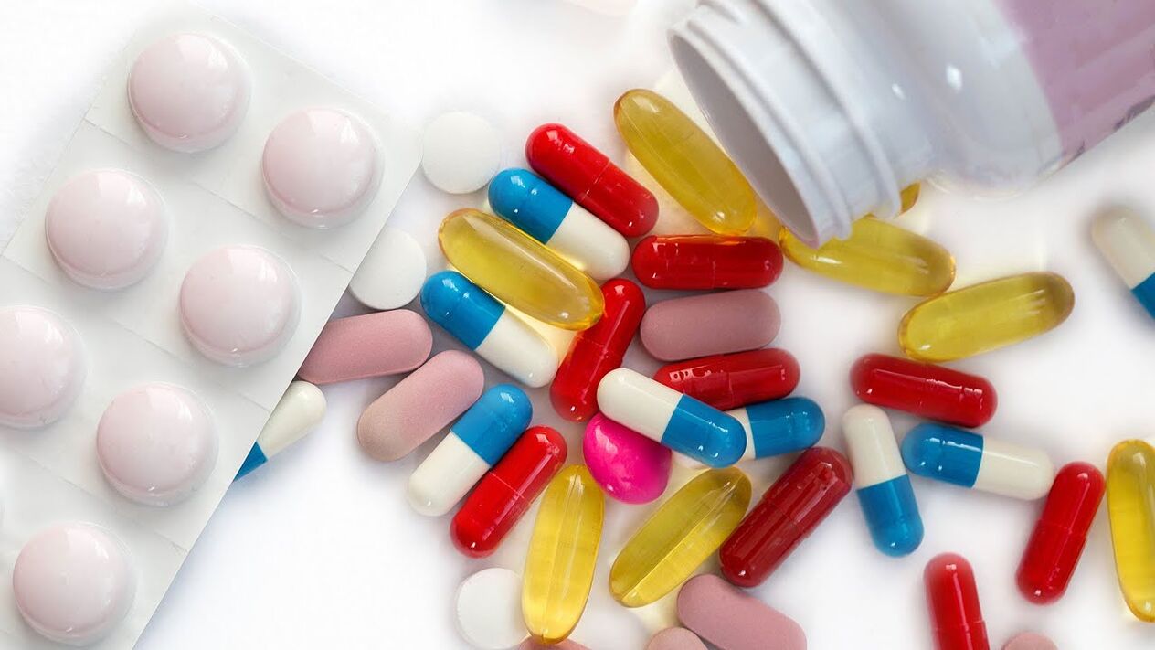 Vitaminas em cápsulas para potência